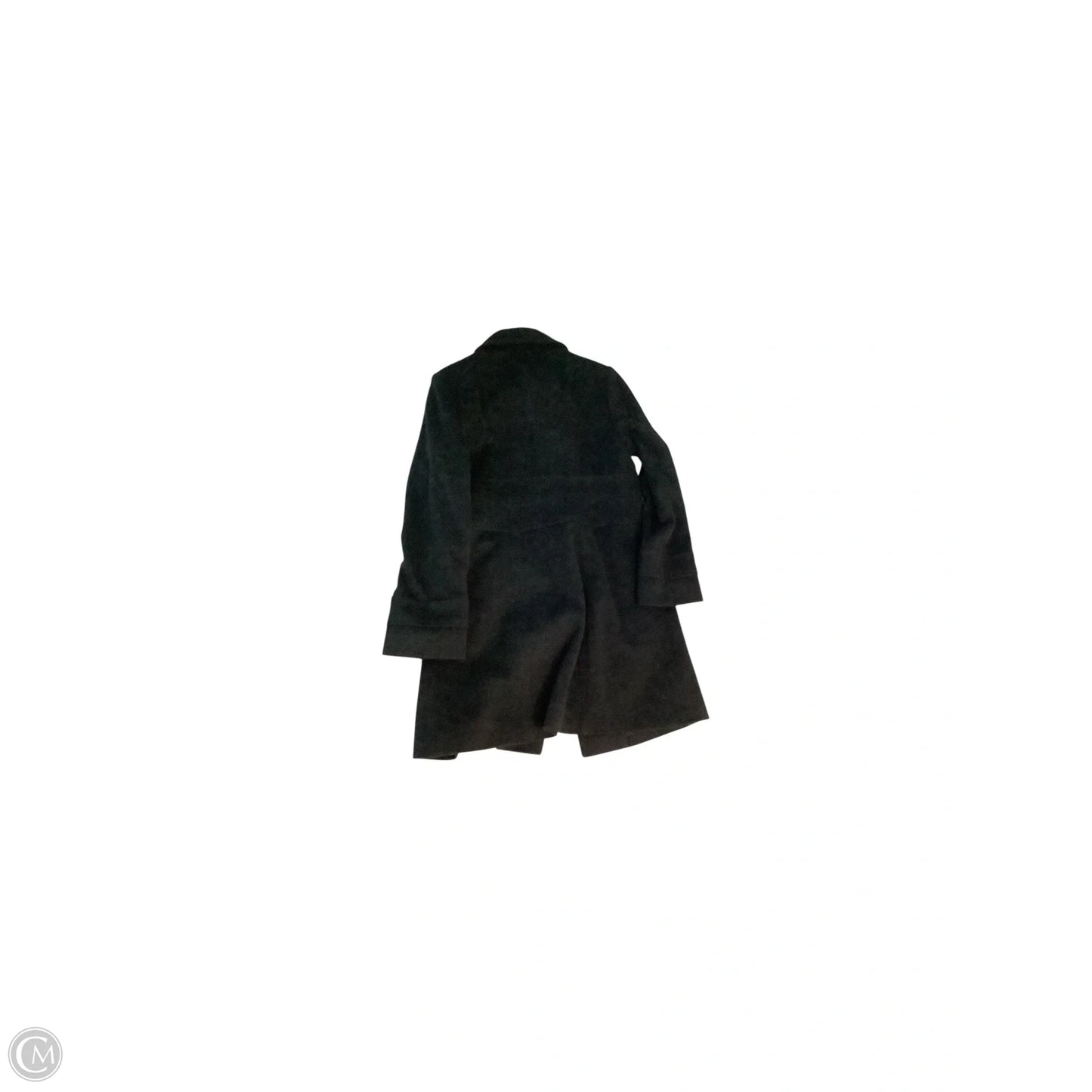 Coat Wool By Clothes Mentor In Black, Size: S