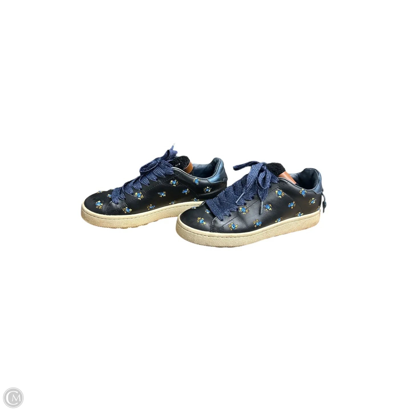 Shoes Designer By Coach In Black & Blue, Size: 6