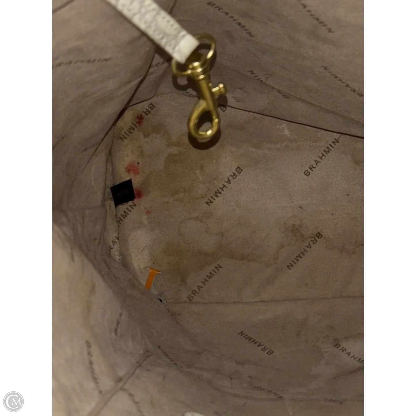 Handbag Designer By Brahmin, Size: Large