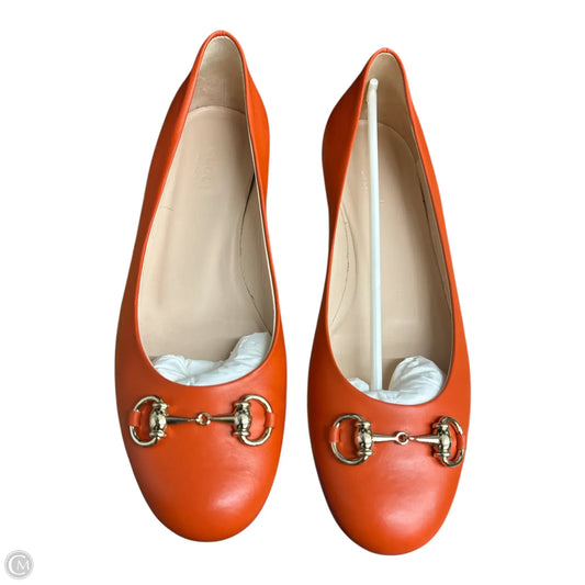 Shoes Luxury Designer By Gucci In Orange