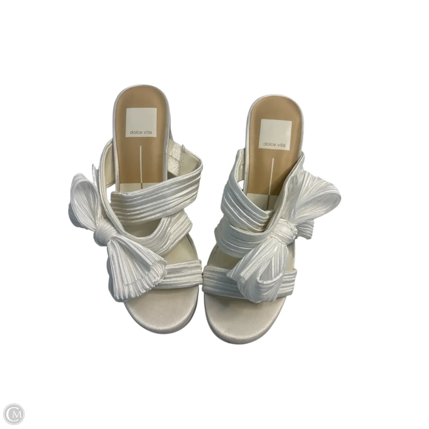 Sandals Heels Block By Dolce Vita In White, Size: 7