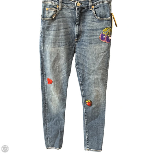 Jeans Luxury Designer By Gucci In Blue, Size: 4