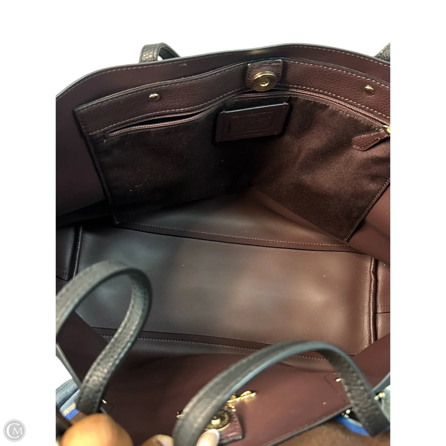 Handbag Designer By Coach, Size: Large