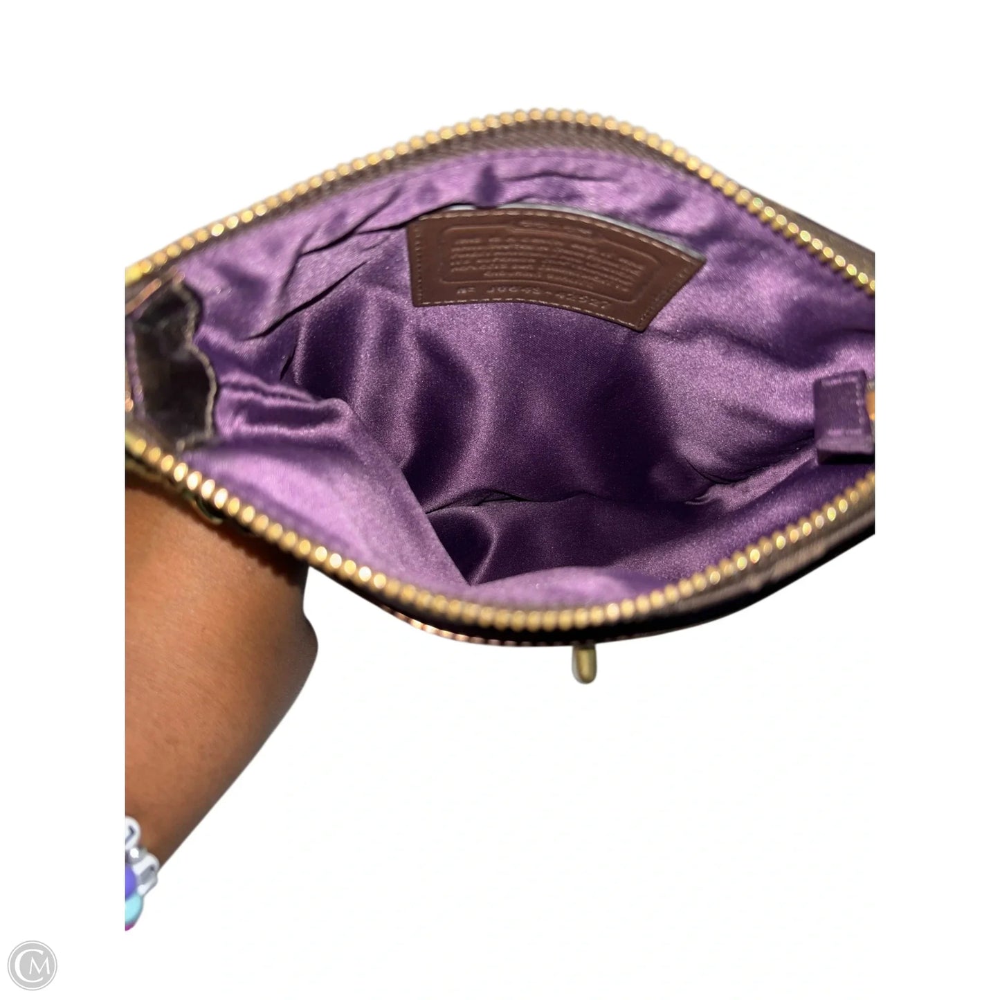 Handbag Designer By Coach, Size: Small