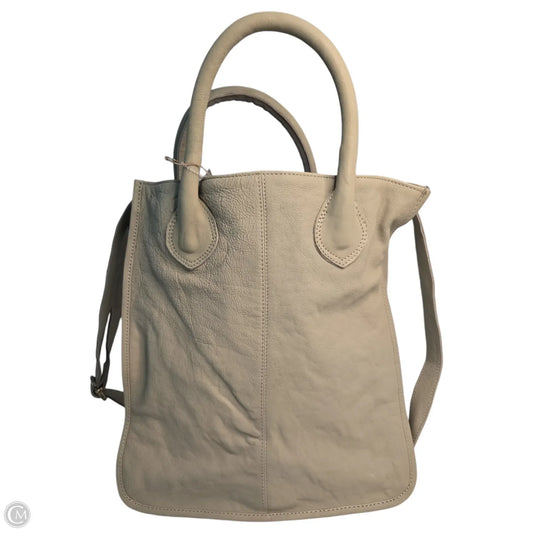Handbag Leather By Clothes Mentor, Size: Large