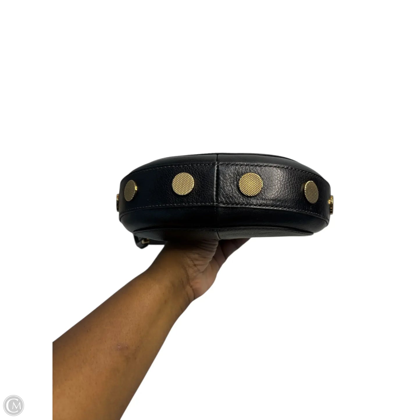 Handbag Leather By Fossil, Size: Small