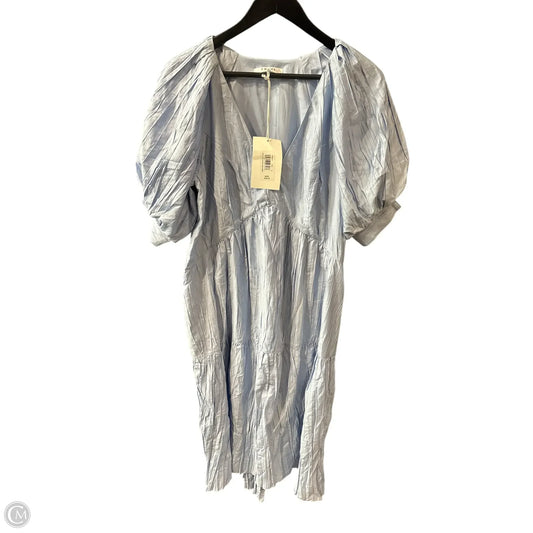 Dress Casual Midi By Frame In Blue, Size: M