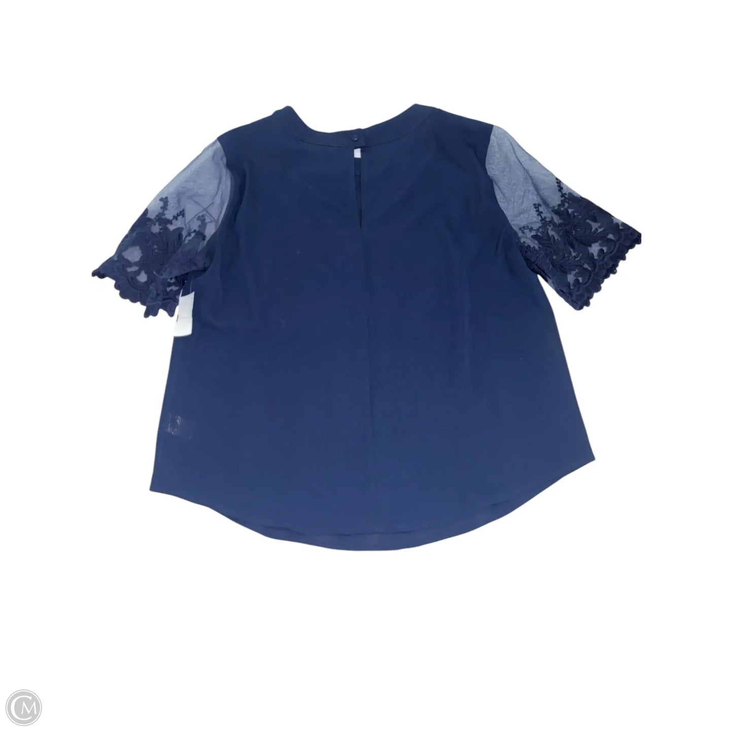 Top Short Sleeve Basic By Lulus In Navy, Size: Xl