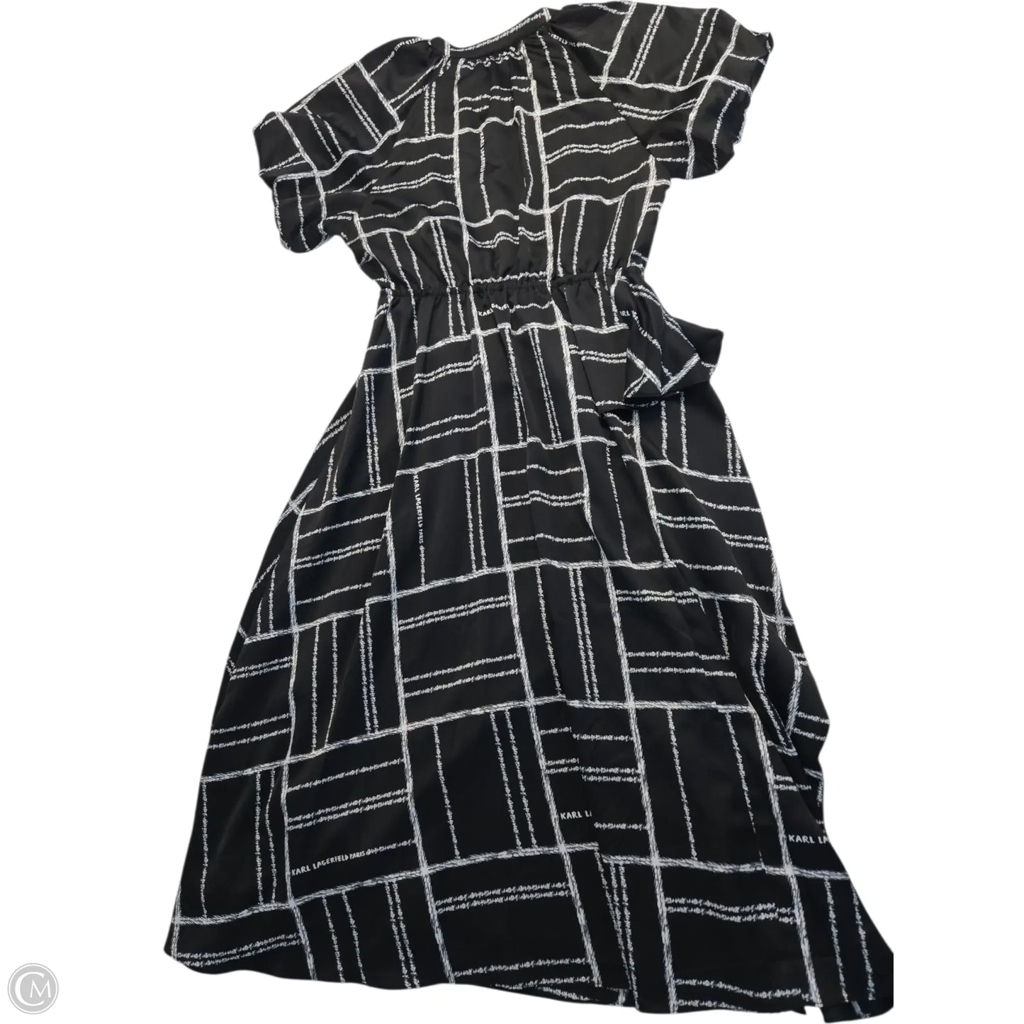 Dress Designer By Karl Lagerfeld In Black, Size: 10
