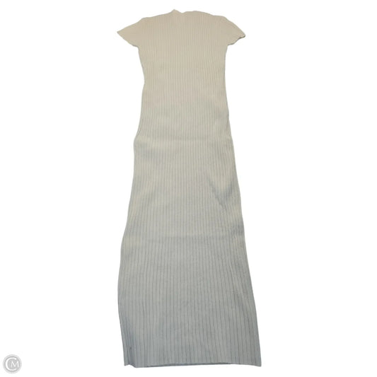 Dress Casual Midi By Good American In Cream, Size: L