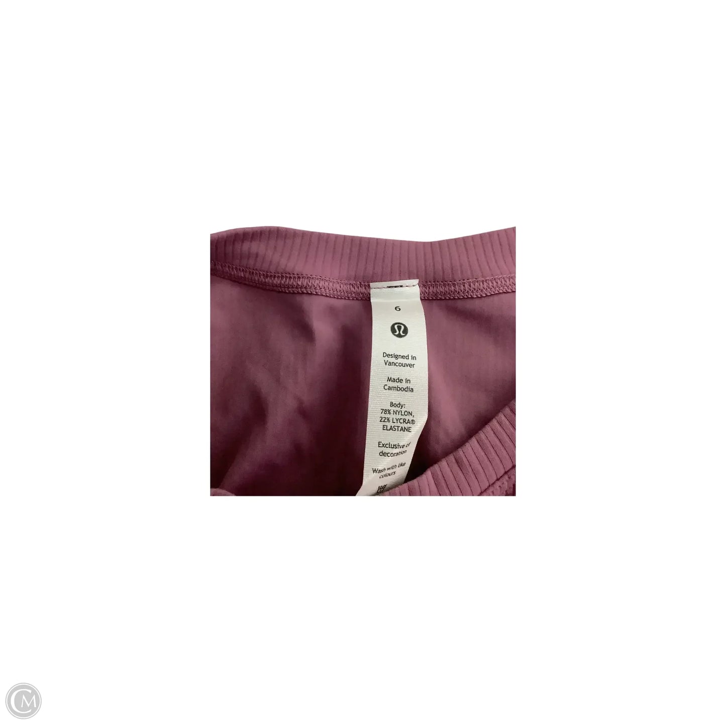Athletic Dress By Lululemon In Purple, Size: 6