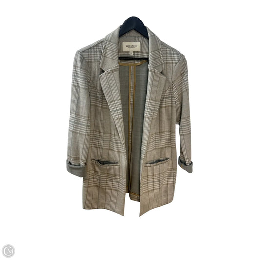 Blazer By Liverpool In Plaid Pattern, Size: S