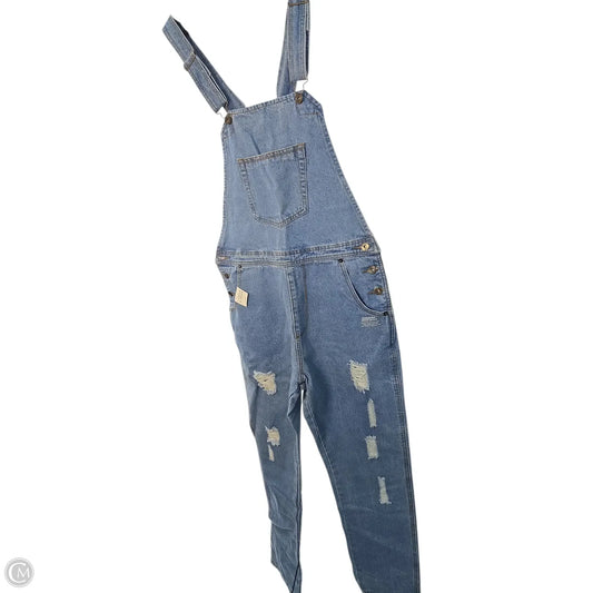 Overalls By Clothes Mentor In Blue, Size: 14
