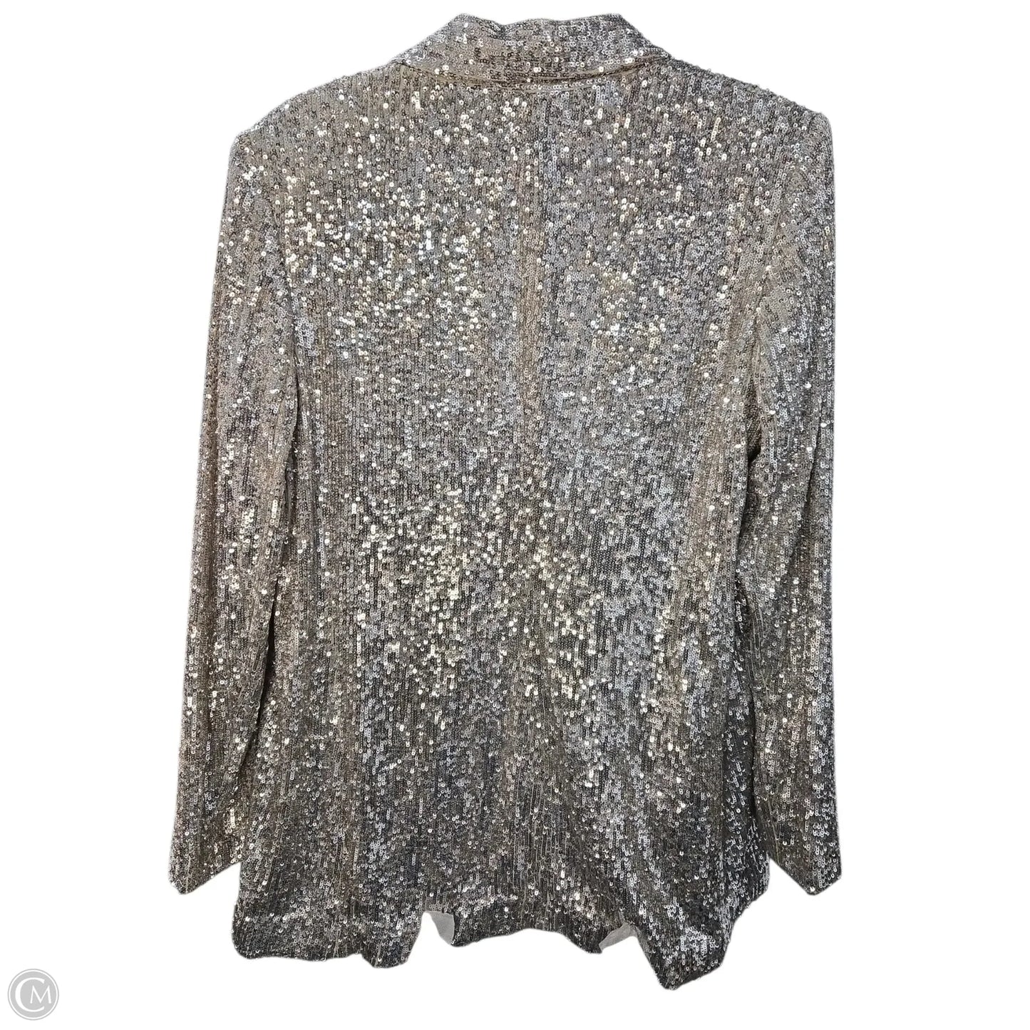 Blazer By Express In Silver, Size: L