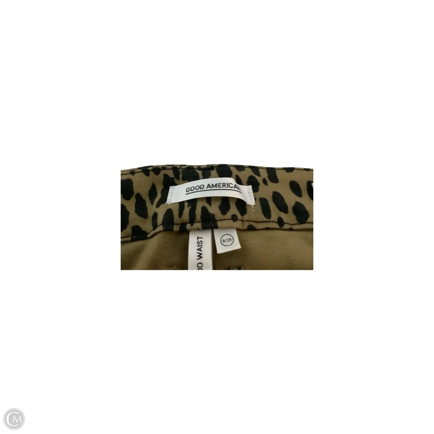 Jeans Skinny By Good American In Animal Print, Size: 8