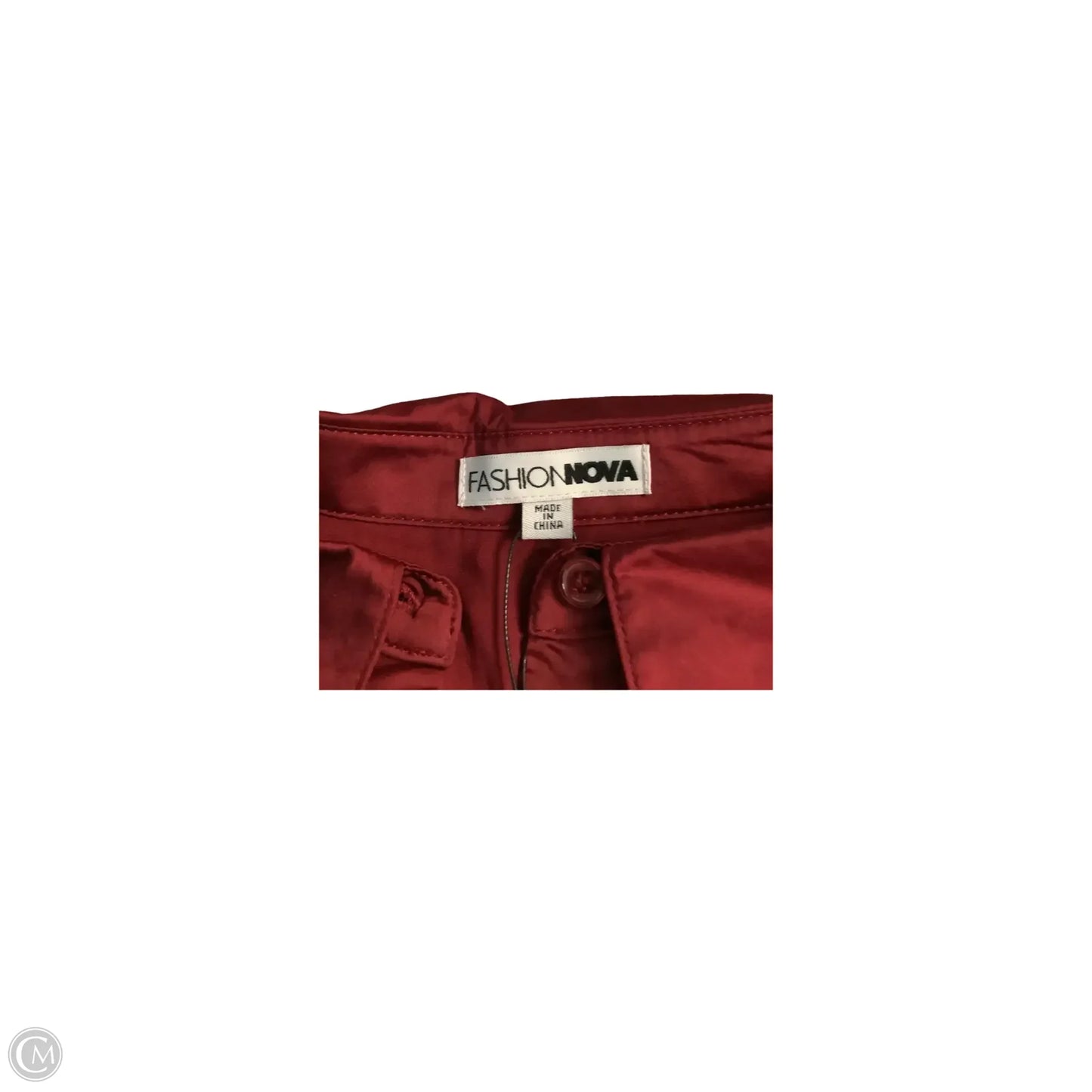 Top Long Sleeve Basic By Fashion Nova In Red, Size: 1x