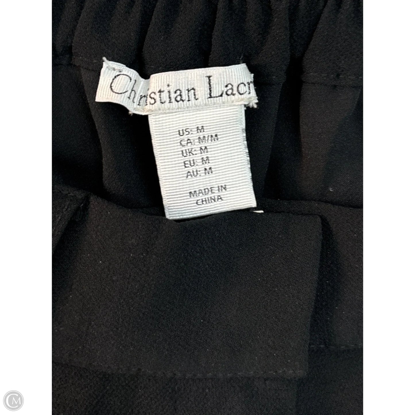 Shorts By CHRISTIAN LACROIX In Black, Size: M