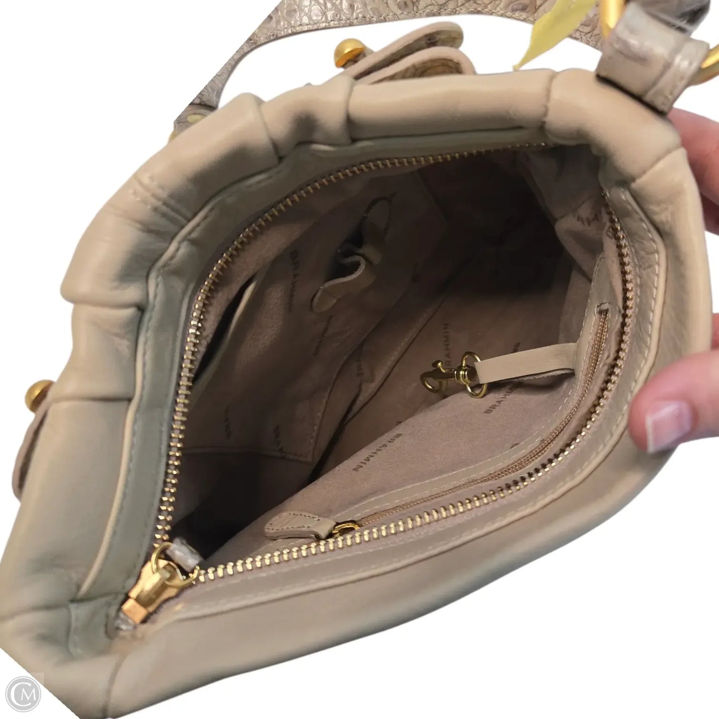 Handbag Designer By Brahmin, Size: Small