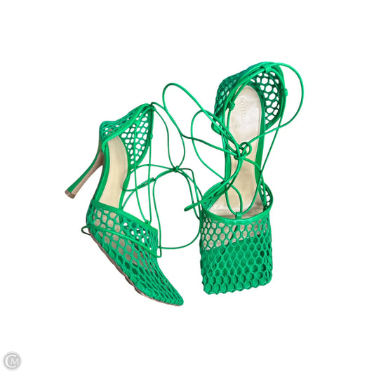 Sandals Luxury Designer By Bottega Veneta In Green