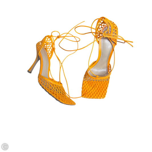 Sandals Luxury Designer By Bottega Veneta In Orange
