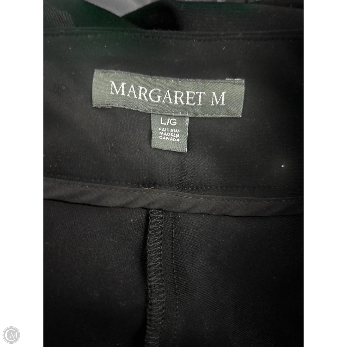 Pants Wide Leg By MARGARET M In Black, Size: L