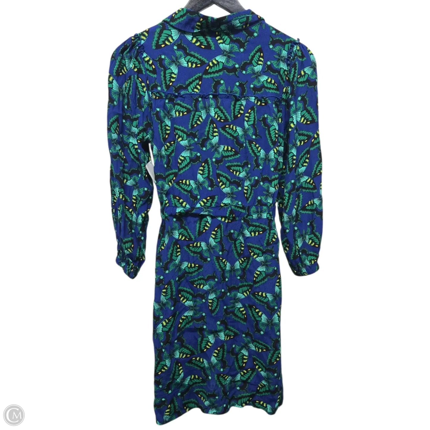 Dress Casual Midi By Maeve In Blue & Green, Size: S