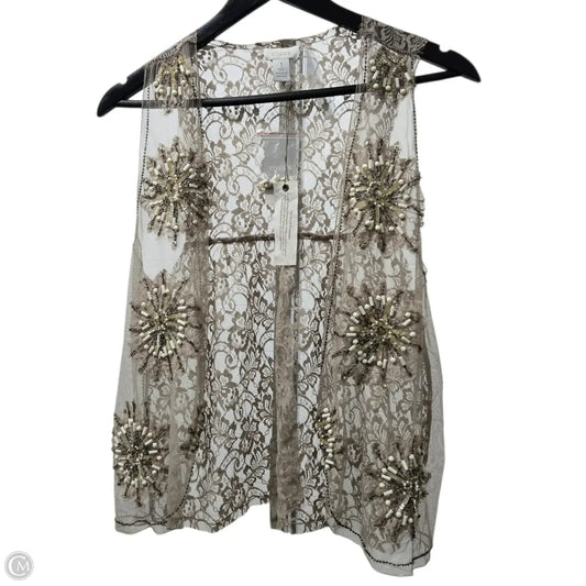 Vest Other By Chicos In Tan, Size: S