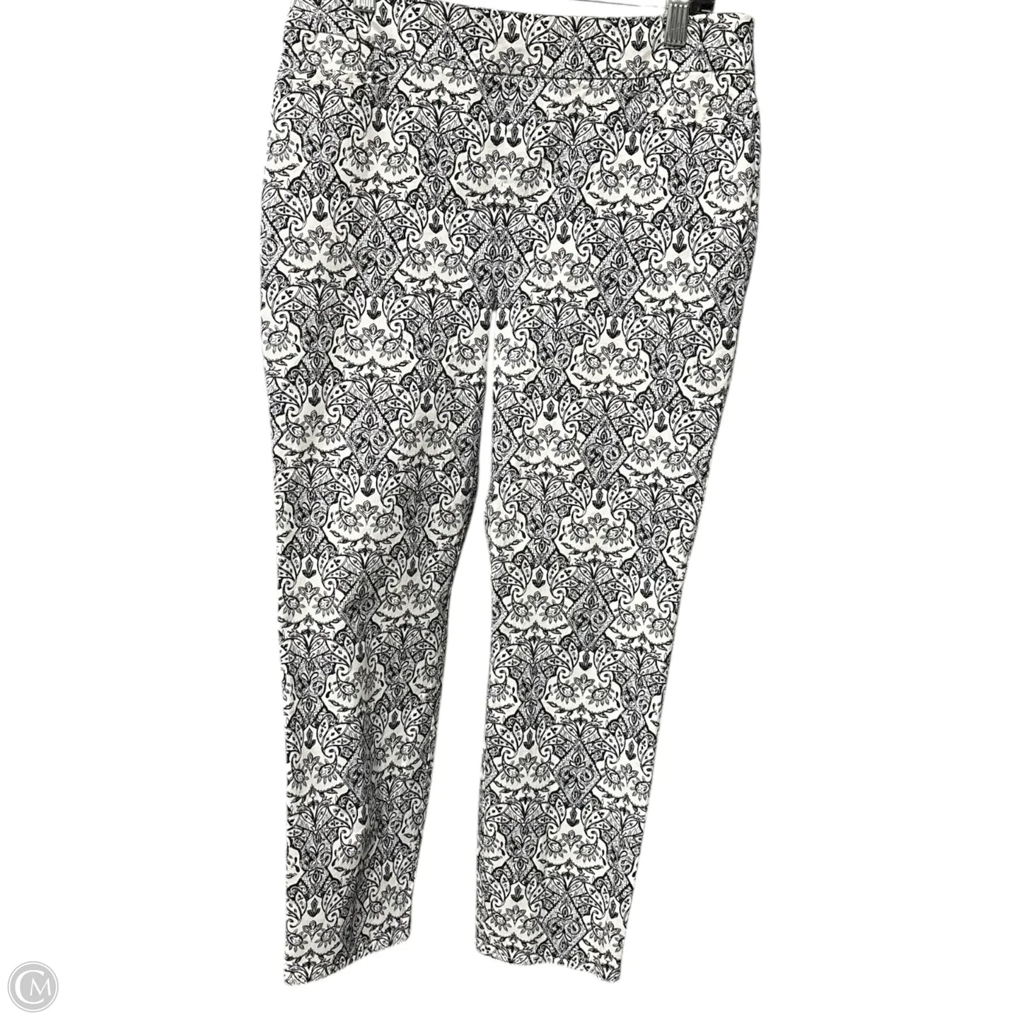 Pants Dress By Chicos In Black & White, Size: 4p