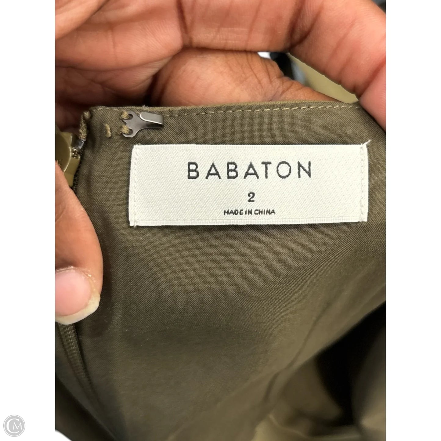 Dress Casual Midi By Babaton In Green, Size: 2