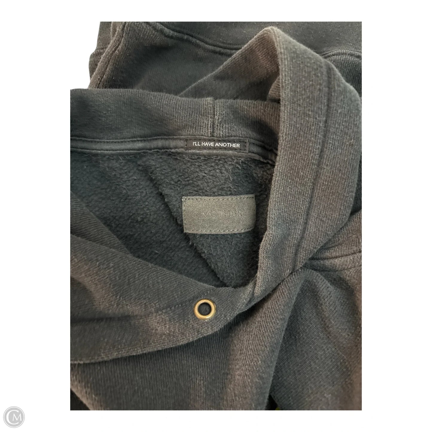 Sweatshirt Hoodie By Mother In Grey, Size: S