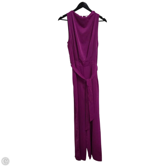 Jumpsuit By Nicole By Nicole Miller In Purple, Size: 10