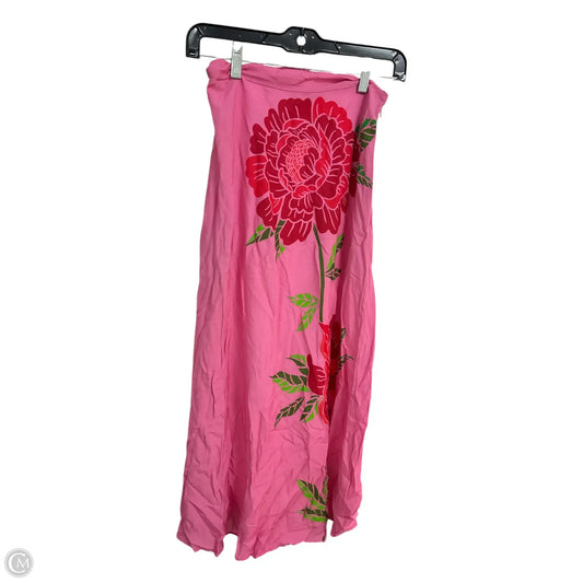 Skirt Maxi By Anthropologie In Pink, Size: S