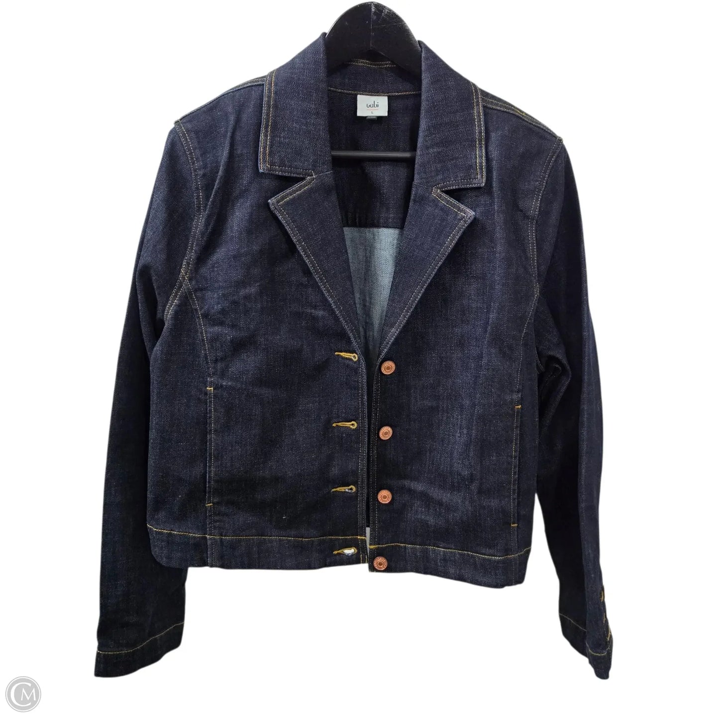 Jacket Denim By Cabi In Blue, Size: L