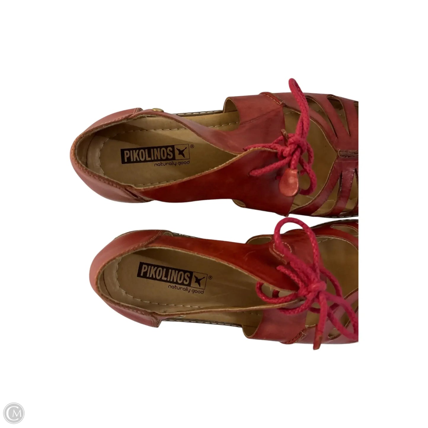 Sandals Flats By Pikolinos In Red, Size: 8