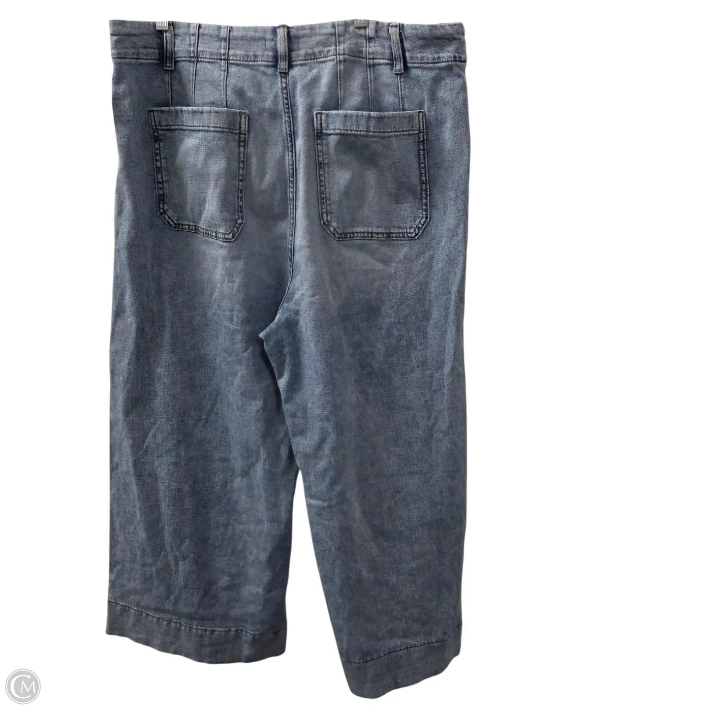 Jeans Wide Leg By Lc Lauren Conrad In Blue, Size: 18