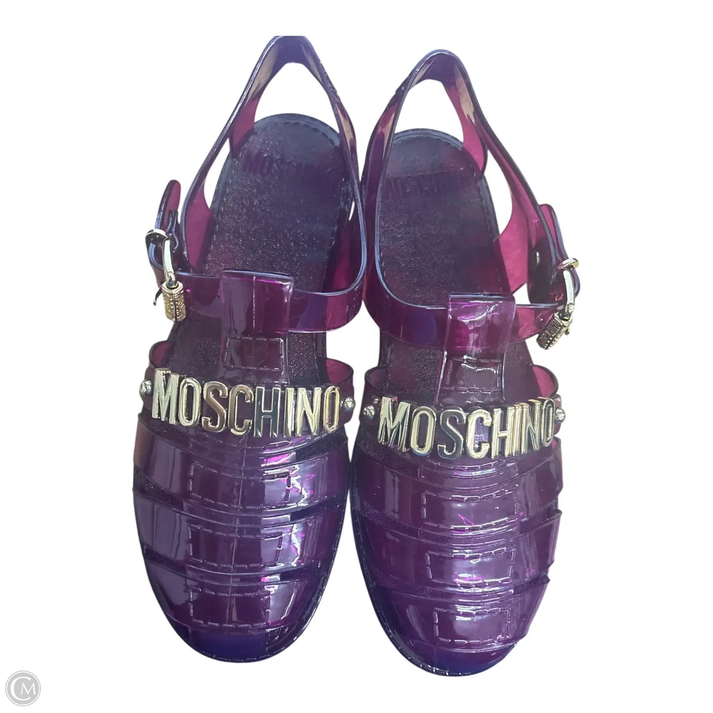 Shoes Luxury Designer By Moschino In Purple