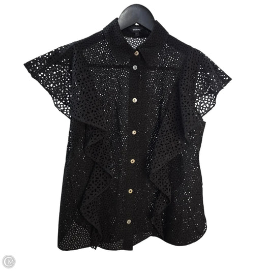 Top Short Sleeve Basic By Theory In Black, Size: S