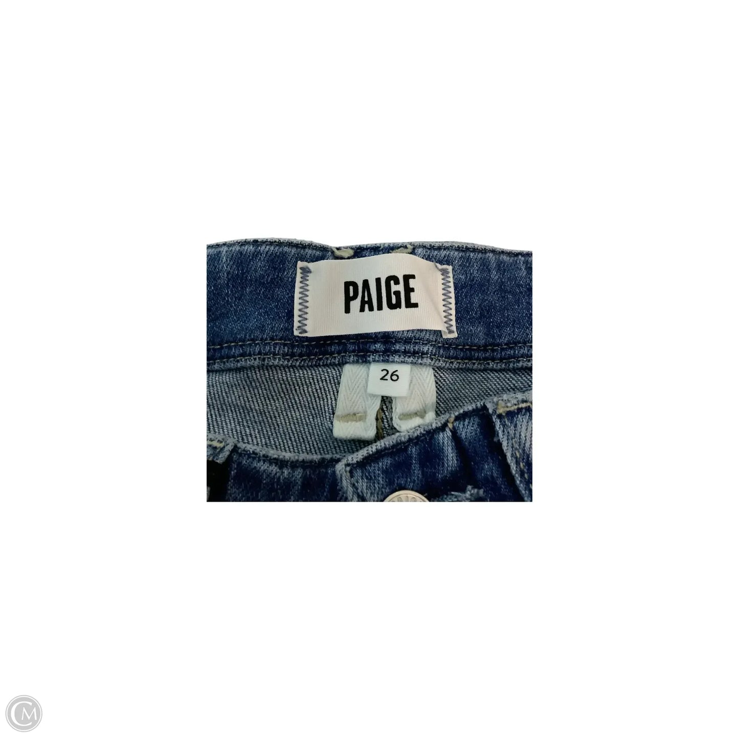 Jeans Wide Leg By Paige In Blue Denim, Size: 2