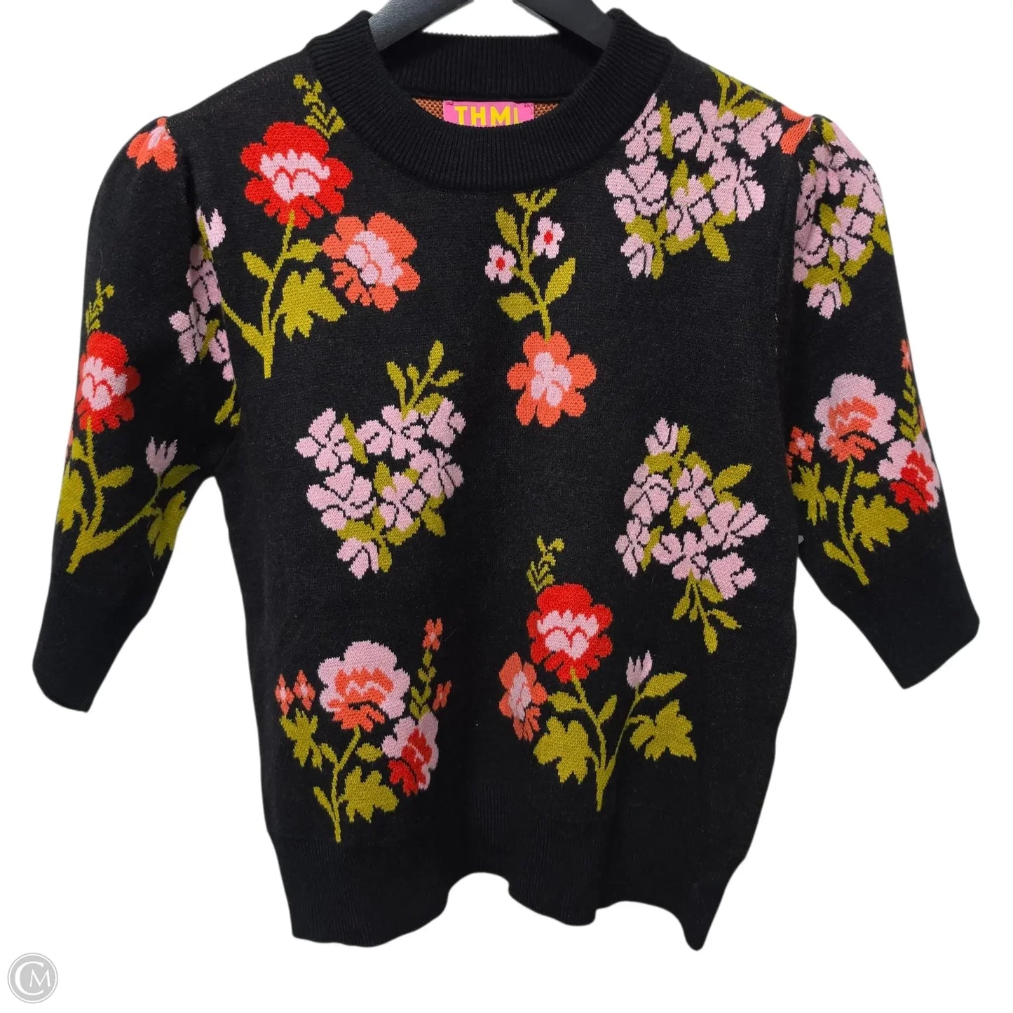 Top Short Sleeve Basic By Thml In Black, Size: S