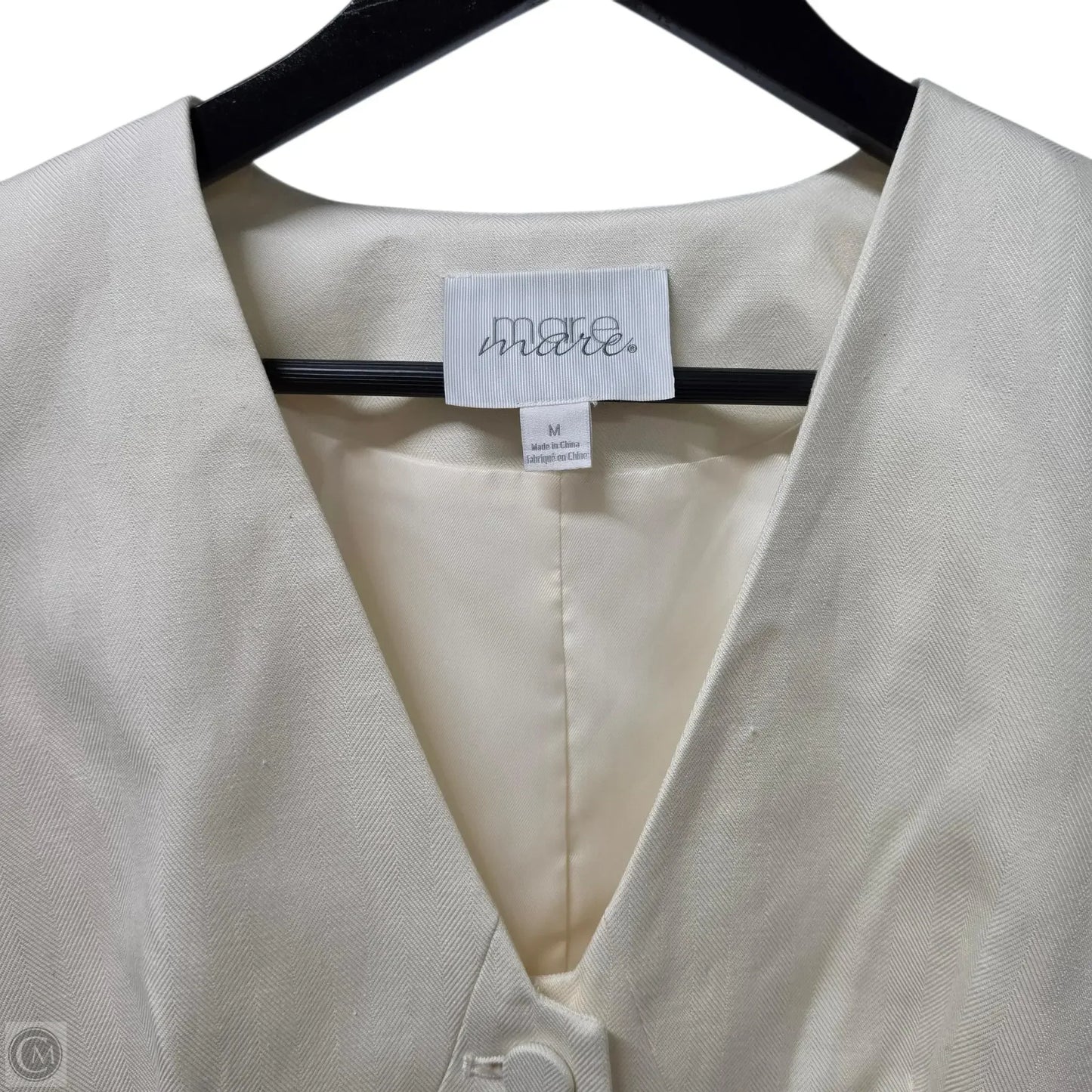 Blazer By Mare Mare In Cream, Size: M