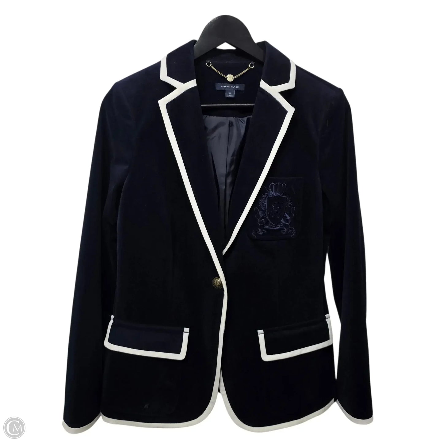 Blazer By Tommy Hilfiger In Navy, Size: 10