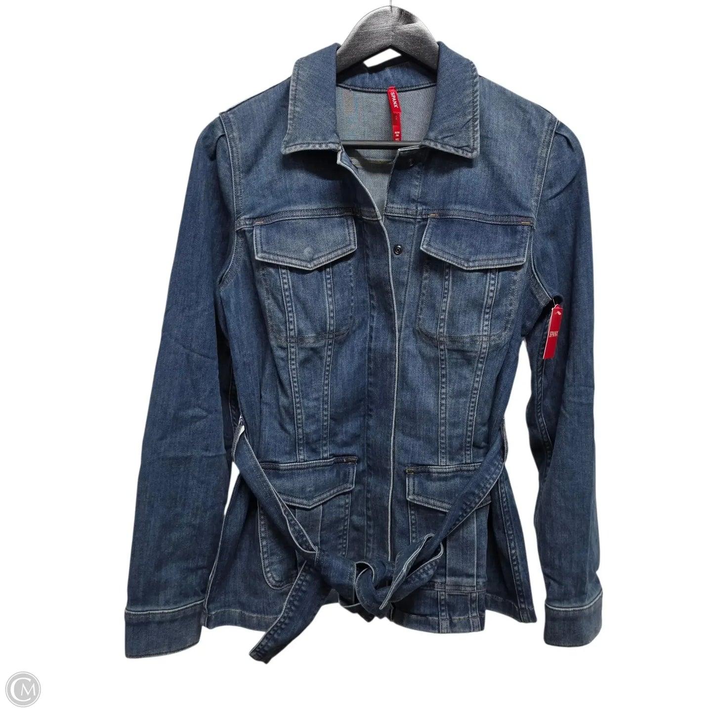 Jacket Denim By Spanx In Black, Size: M