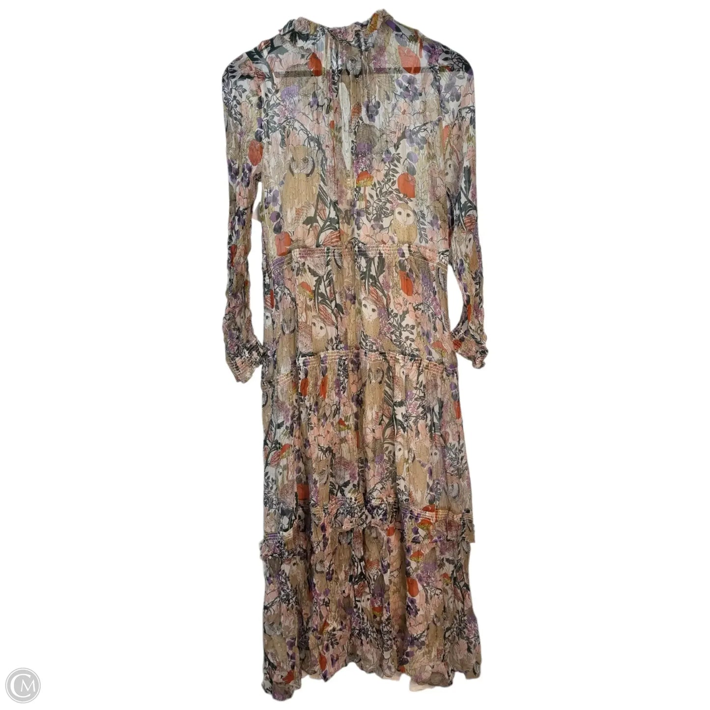 Dress Casual Maxi By Anthropologie In Animal Print, Size: S