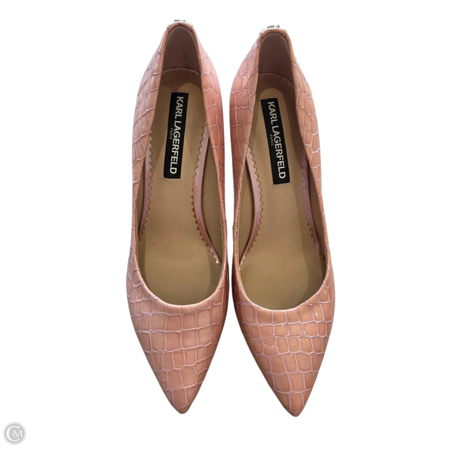 Shoes Designer By Karl Lagerfeld In Pink, Size: 7.5