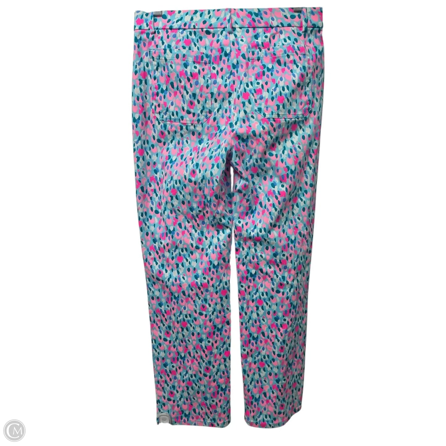 Pants Designer By Lilly Pulitzer In Blue & Pink, Size: 4
