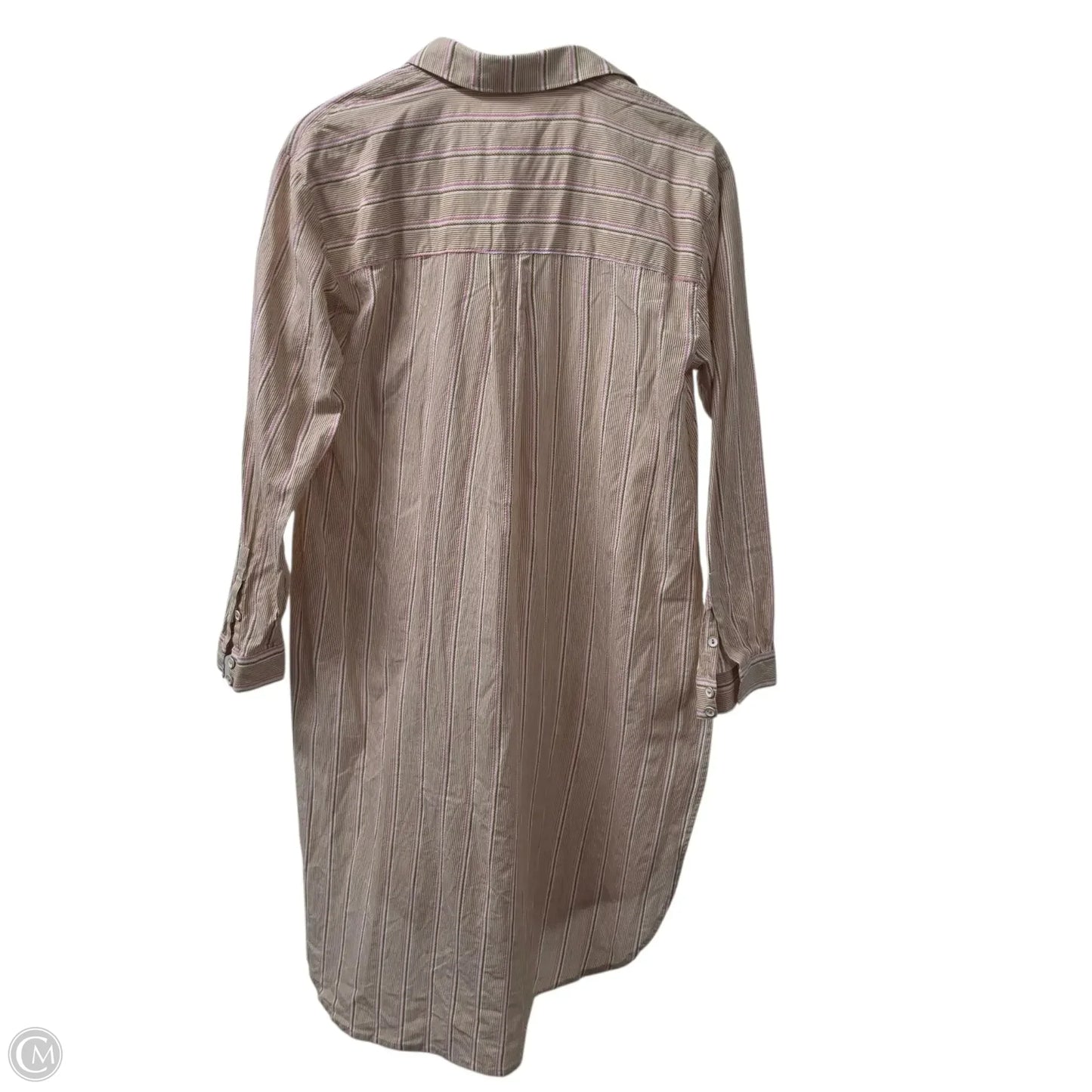 Dress Casual Midi By Anthropologie In Peach, Size: S