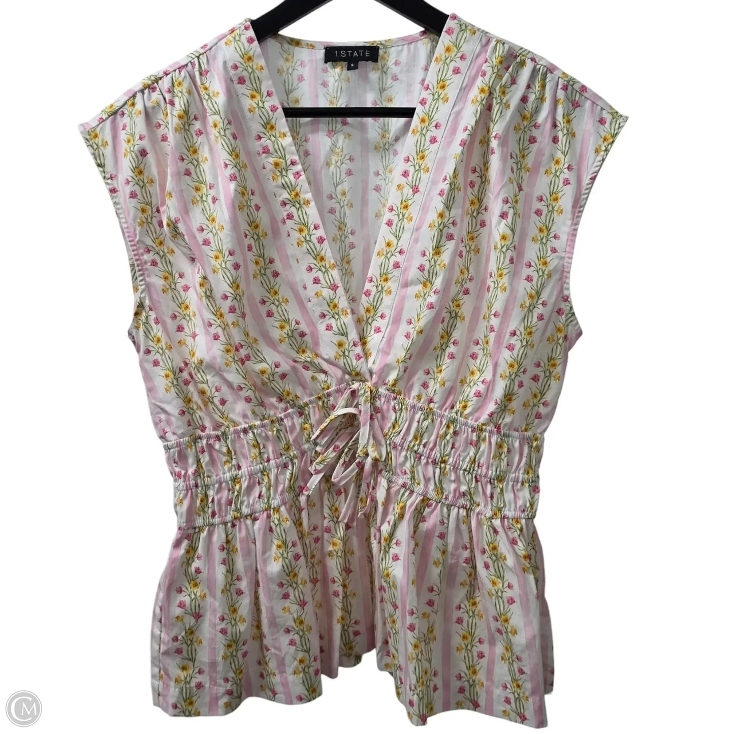 Top Sleeveless Basic By 1.state In Floral Print, Size: S