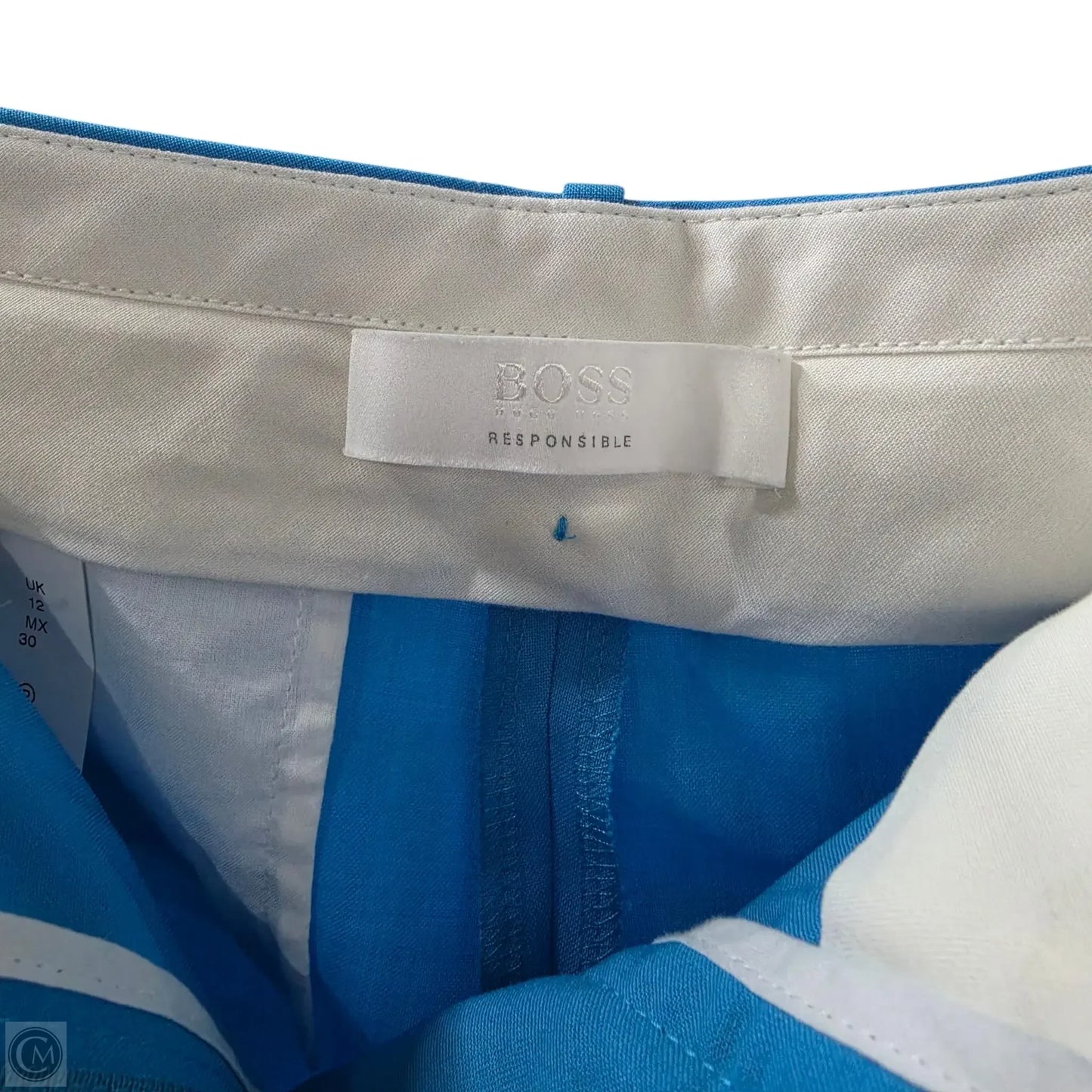Pants Dress By Hugo Boss In Blue, Size: 8