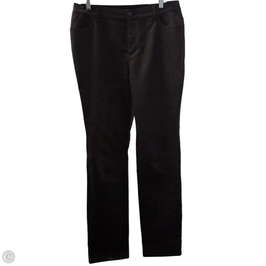Pants Designer By Lafayette 148 In Brown, Size: 10