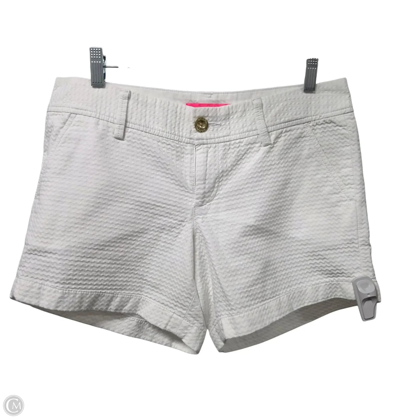 Shorts Designer By Lilly Pulitzer In White, Size: 4